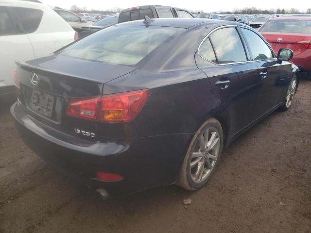 JTHBK262372057961 - 2007 LEXUS IS 250 BLUE photo 3