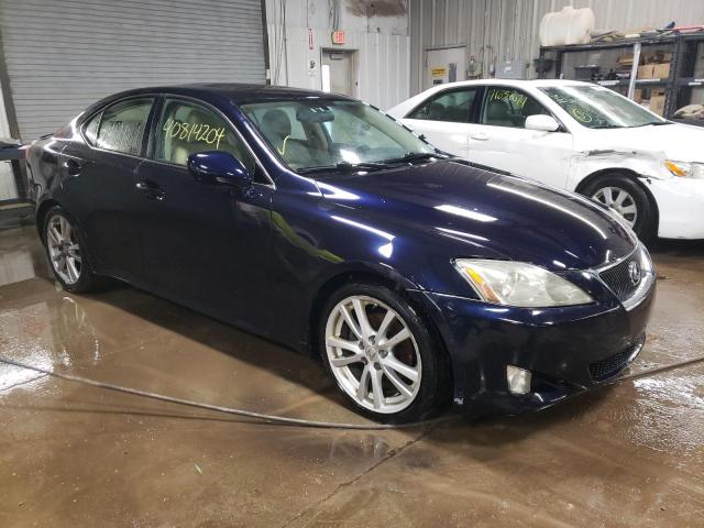 JTHBK262372057961 - 2007 LEXUS IS 250 BLUE photo 4