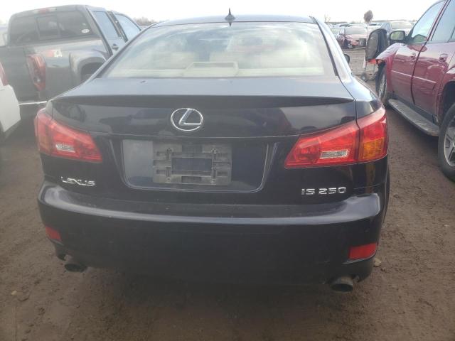 JTHBK262372057961 - 2007 LEXUS IS 250 BLUE photo 6