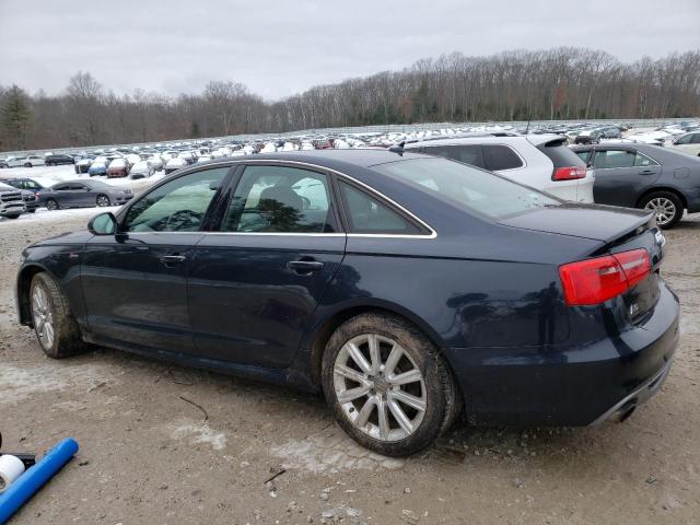 WAUHGAFCXDN039884 - 2013 AUDI A6 PRESTIGE BLUE photo 2