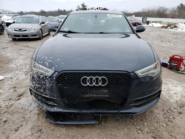 WAUHGAFCXDN039884 - 2013 AUDI A6 PRESTIGE BLUE photo 5