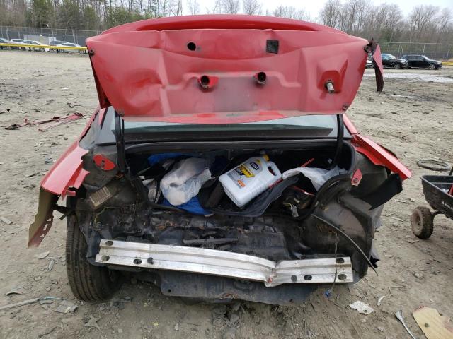 1G8AN12F44Z200100 - 2004 SATURN ION LEVEL 2 RED photo 6