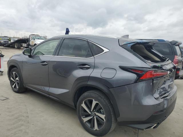 JTJGARBZ9M2183384 - 2021 LEXUS NX 300 BASE GRAY photo 2