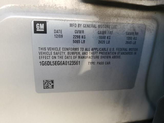 1G6DL5EG6A0123561 - 2010 CADILLAC CTS PERFORMANCE COLLECTION BEIGE photo 12