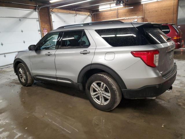 1FMSK8DH3LGC25215 - 2020 FORD EXPLORER XLT SILVER photo 2