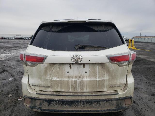 5TDJKRFH4GS255418 - 2016 TOYOTA HIGHLANDER XLE WHITE photo 6