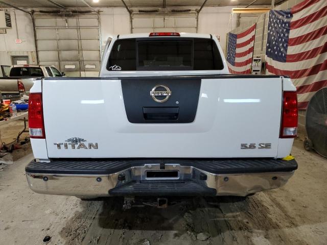 1N6AA07C39N308584 - 2009 NISSAN TITAN XE WHITE photo 6