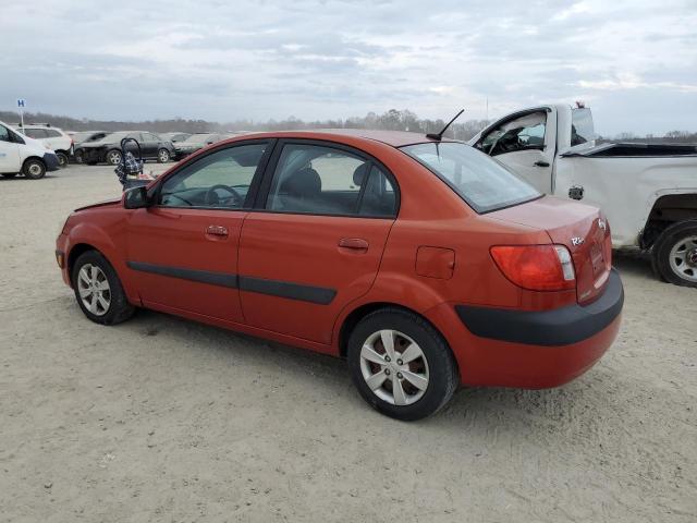 KNADE223896538653 - 2009 KIA RIO BASE ORANGE photo 2