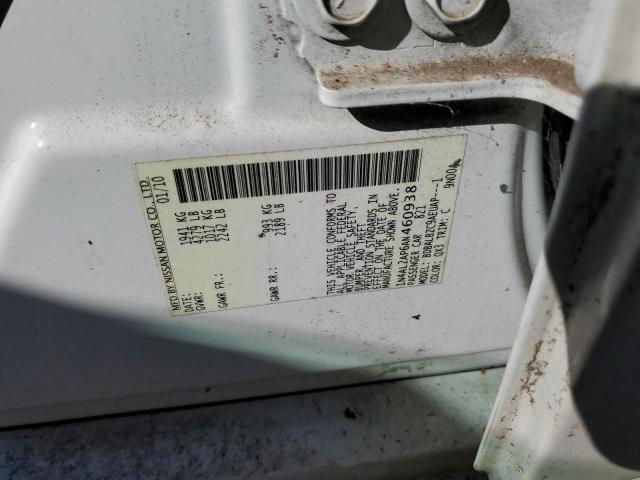 1N4AL2AP6AN460938 - 2010 NISSAN ALTIMA BASE WHITE photo 12