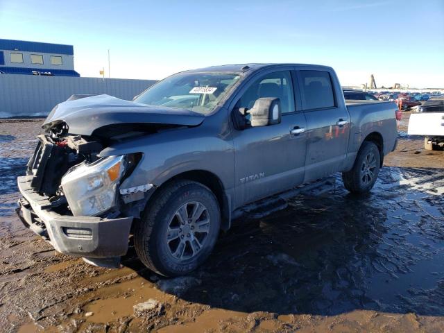 1N6AA1ED7MN518003 - 2021 NISSAN TITAN SV GRAY photo 1