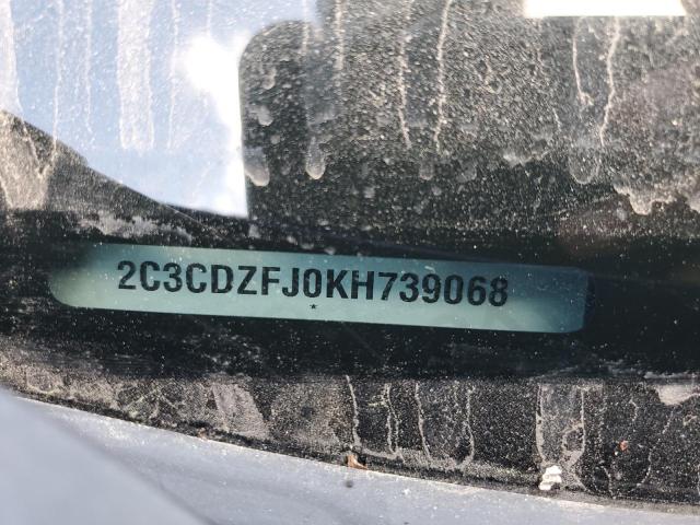 2C3CDZFJ0KH739068 - 2019 DODGE CHALLENGER R/T SCAT PACK BLUE photo 12