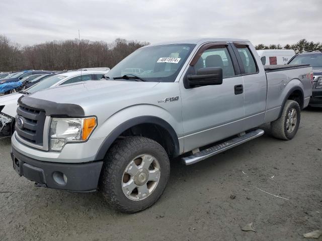 1FTEX1E81AFD70152 - 2010 FORD F150 SUPER CAB SILVER photo 1