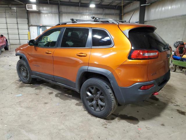 1C4PJMBS8FW703966 - 2015 JEEP CHEROKEE TRAILHAWK ნარინჯისფერი ფოტო 2