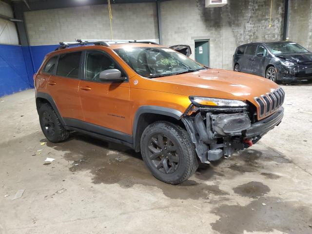 1C4PJMBS8FW703966 - 2015 JEEP CHEROKEE TRAILHAWK ნარინჯისფერი ფოტო 4