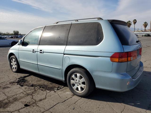 5FNRL18693B086931 - 2003 HONDA ODYSSEY EX BLUE photo 2