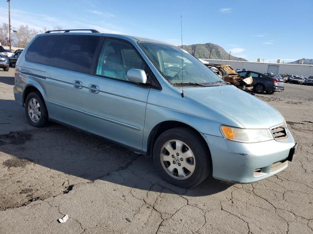 5FNRL18693B086931 - 2003 HONDA ODYSSEY EX BLUE photo 4