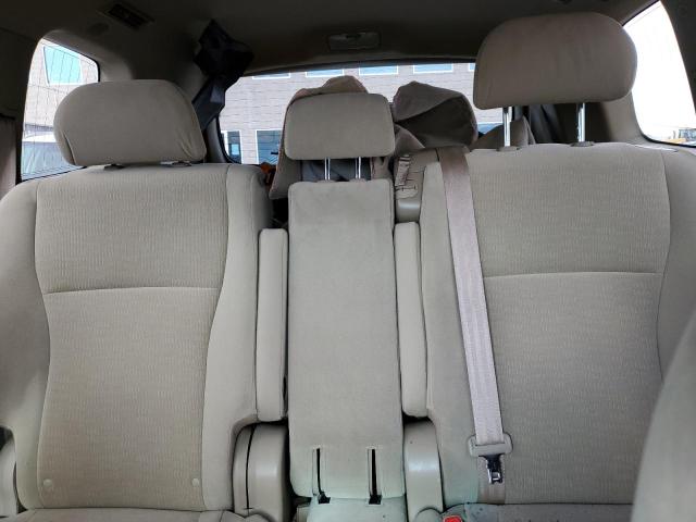 5TDBK3EH1CS123715 - 2012 TOYOTA HIGHLANDER BASE Бордовый фото 10