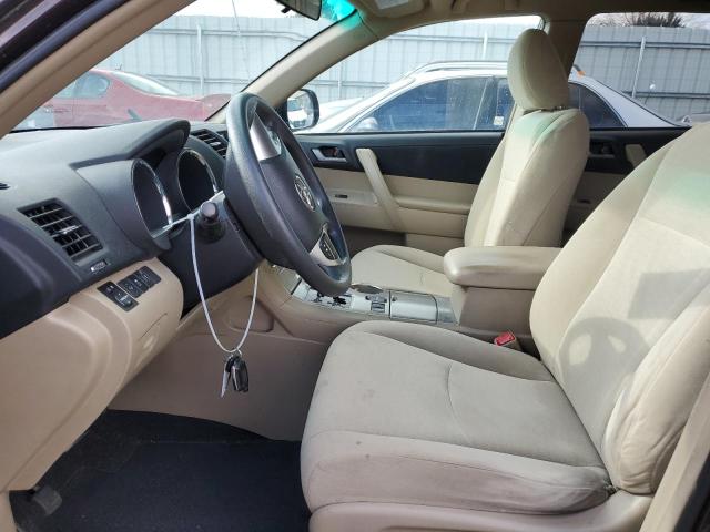 5TDBK3EH1CS123715 - 2012 TOYOTA HIGHLANDER BASE Бордовый фото 7