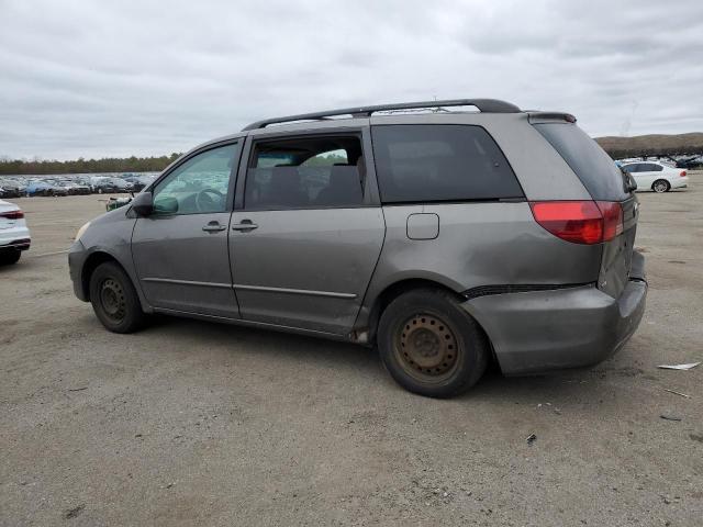 5TDZA23C64S144421 - 2004 TOYOTA SIENNA CE GRAY photo 2