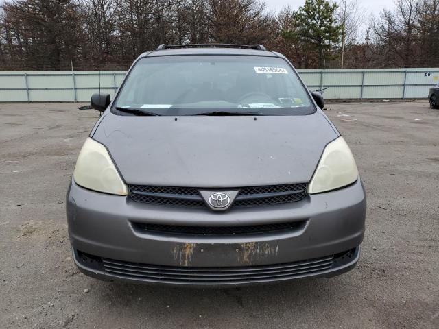 5TDZA23C64S144421 - 2004 TOYOTA SIENNA CE GRAY photo 5