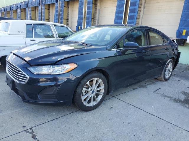 3FA6P0HD7LR106940 - 2020 FORD FUSION SE BLUE photo 1