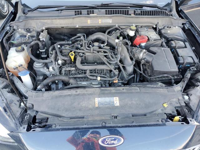 3FA6P0HD7LR106940 - 2020 FORD FUSION SE BLUE photo 11