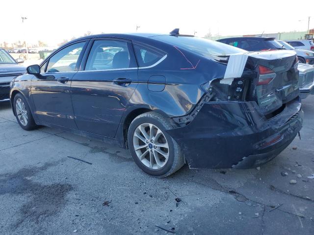 3FA6P0HD7LR106940 - 2020 FORD FUSION SE BLUE photo 2