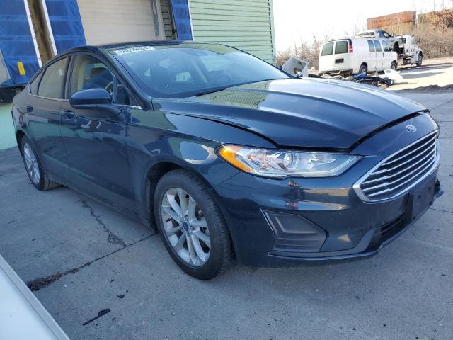 3FA6P0HD7LR106940 - 2020 FORD FUSION SE BLUE photo 4