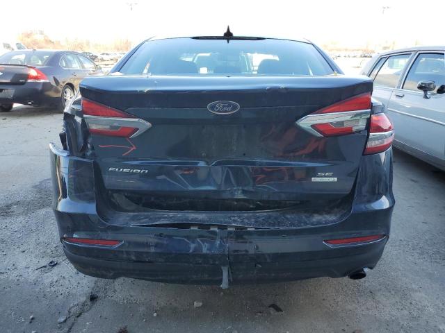 3FA6P0HD7LR106940 - 2020 FORD FUSION SE BLUE photo 6