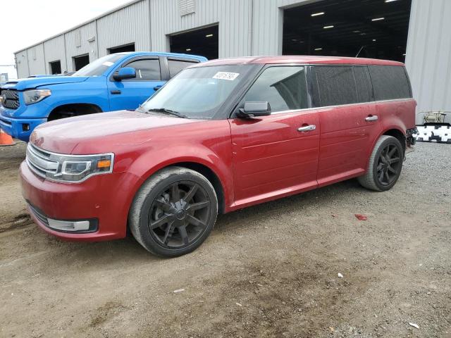 2FMGK5D87DBD33866 - 2013 FORD FLEX LIMITED RED photo 1