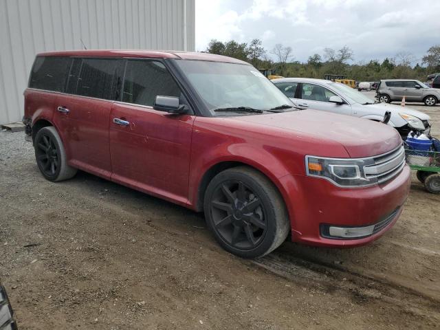 2FMGK5D87DBD33866 - 2013 FORD FLEX LIMITED RED photo 4