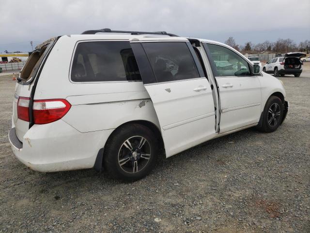 5FNRL38897B105352 - 2007 HONDA ODYSSEY TOURING WHITE photo 3