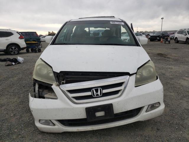 5FNRL38897B105352 - 2007 HONDA ODYSSEY TOURING WHITE photo 5