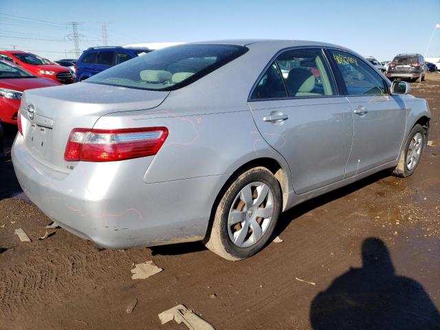 4T1BE46K17U613415 - 2007 TOYOTA CAMRY CE SILVER photo 3