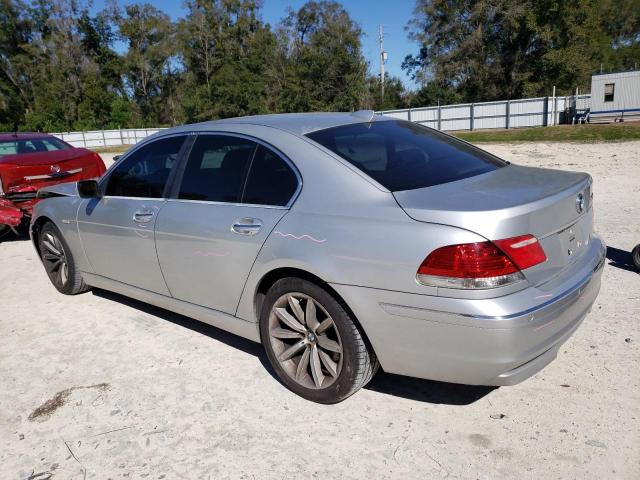 WBAHL83598DT11167 - 2008 BMW 750I I SILVER photo 2