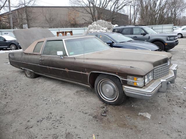 6D47R4Q244801 - 1974 CADILLAC DEVILLE BROWN photo 4