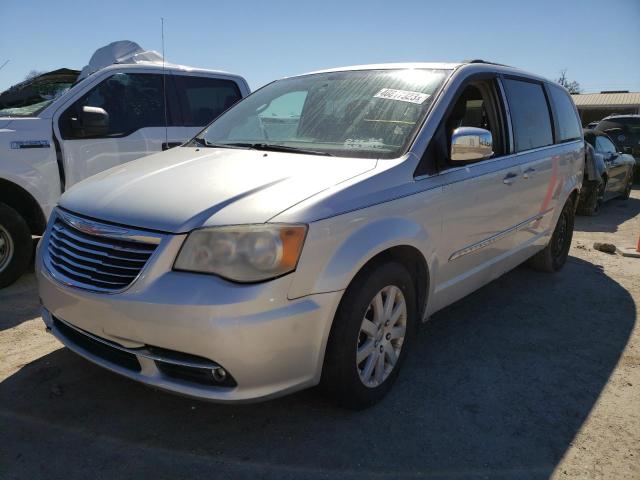 2C4RC1CG2CR124584 - 2012 CHRYSLER TOWN & COU TOURING L GRAY photo 1