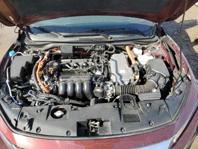 19XZE4F50KE024599 - 2019 HONDA INSIGHT EX MAROON photo 11