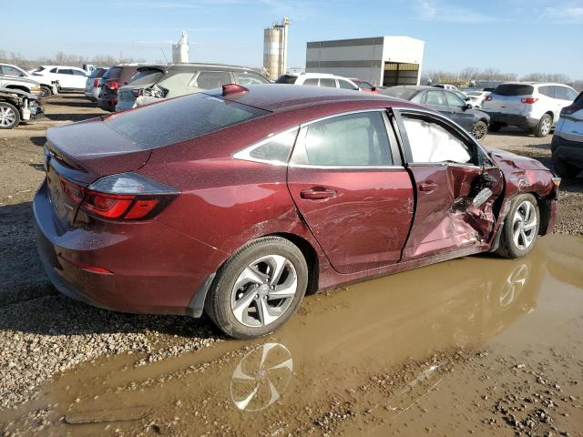 19XZE4F50KE024599 - 2019 HONDA INSIGHT EX MAROON photo 3