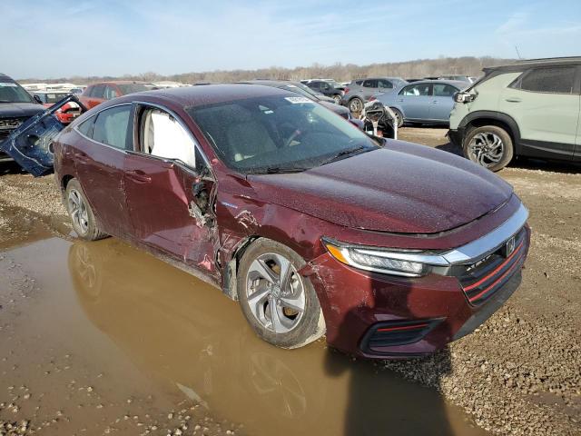 19XZE4F50KE024599 - 2019 HONDA INSIGHT EX MAROON photo 4