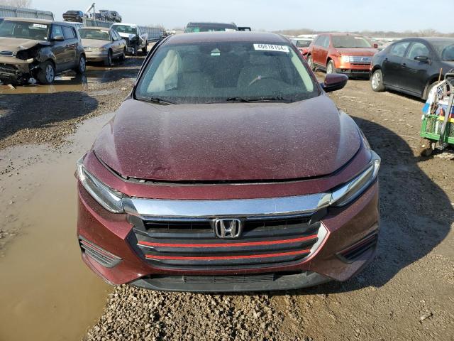 19XZE4F50KE024599 - 2019 HONDA INSIGHT EX MAROON photo 5