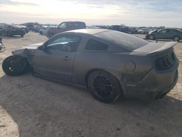 1ZVBP8AM7E5221672 - 2014 FORD MUSTANG GRAY photo 2
