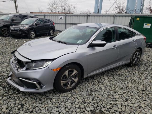 2HGFC2F68LH543283 - 2020 HONDA CIVIC LX SILVER photo 1