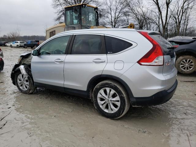 2HKRM4H7XCH606675 - 2012 HONDA CR-V EXL SILVER photo 2