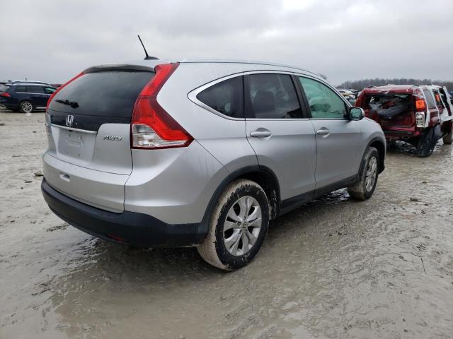 2HKRM4H7XCH606675 - 2012 HONDA CR-V EXL SILVER photo 3