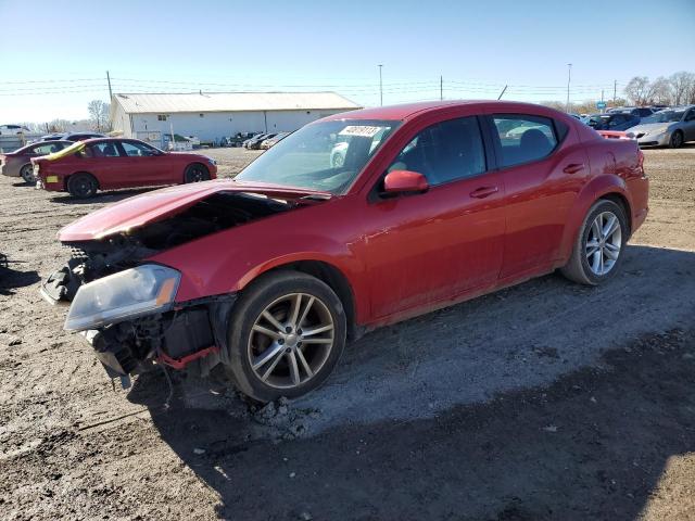 1C3CDZCBXDN556994 - 2013 DODGE AVENGER SXT RED photo 1