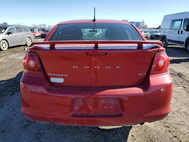 1C3CDZCBXDN556994 - 2013 DODGE AVENGER SXT RED photo 6