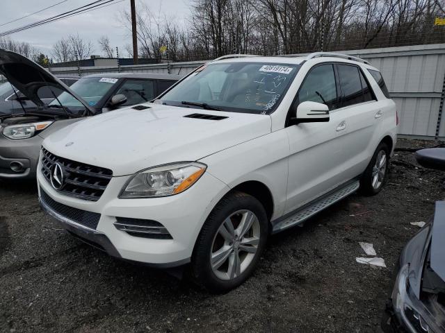 4JGDA5HB8FA488243 - 2015 MERCEDES-BENZ ML 350 4MATIC WHITE photo 1