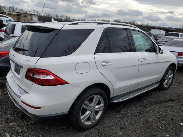 4JGDA5HB8FA488243 - 2015 MERCEDES-BENZ ML 350 4MATIC WHITE photo 3