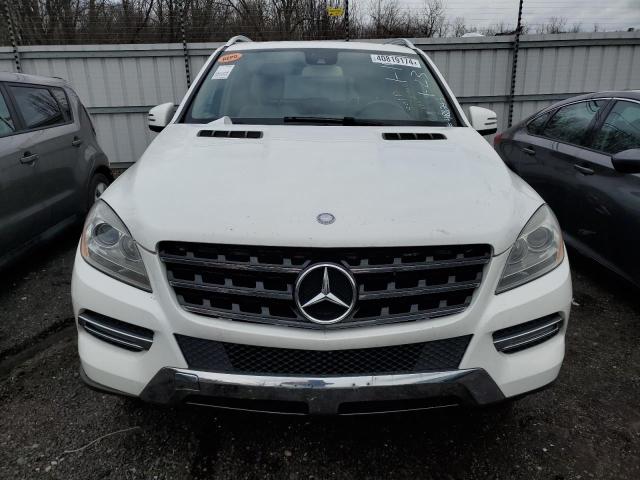 4JGDA5HB8FA488243 - 2015 MERCEDES-BENZ ML 350 4MATIC WHITE photo 5